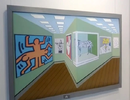 Bạn sẽ bị ảo giác khi xem bức tranh này