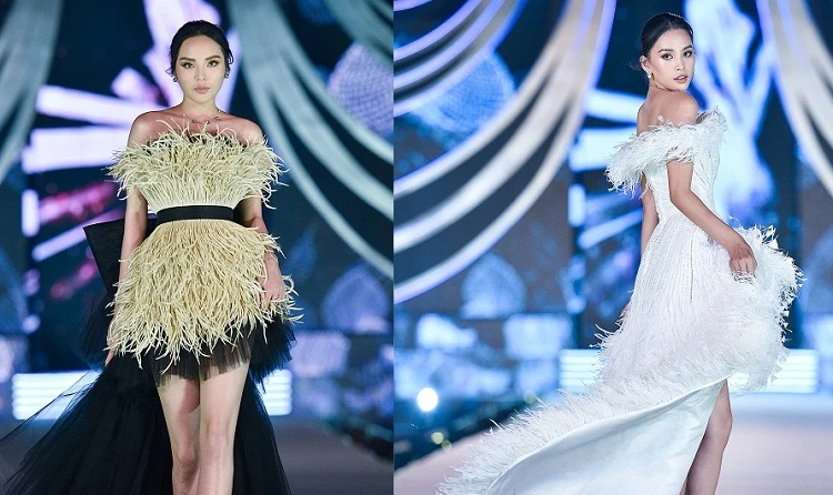 Tiểu Vy, Kỳ Duyên catwalk thần sầu cùng thí sinh Hoa hậu Việt Nam