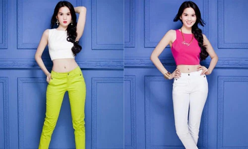 Ngắm eo thon 56cm của "nữ hoàng nội y" Ngọc Trinh