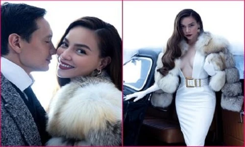 Hồ Ngọc Hà diện đầm xẻ tận rốn trong bộ ảnh mừng sinh nhật 