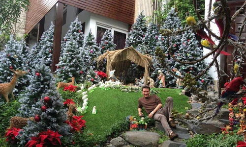 Giáng sinh lung linh trong căn nhà triệu đô của Mr.Đàm