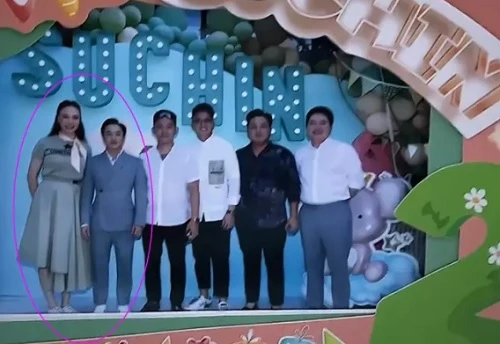 Đàm Thu Trang như người khổng lồ bên cạnh Cường Đô La