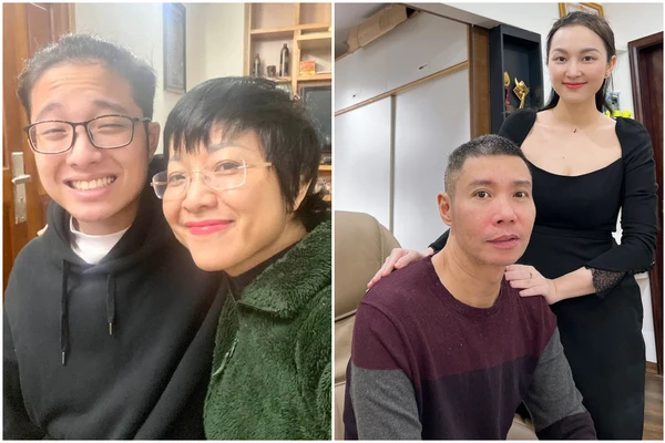 Thảo Vân hạnh phúc bên con trai, Công Lý tươi tỉnh ở nhà riêng