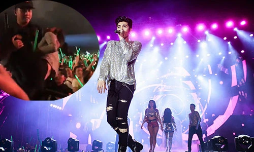 Fan ngất xỉu trong đêm nhạc 20.000 khán giả của Noo Phước Thịnh