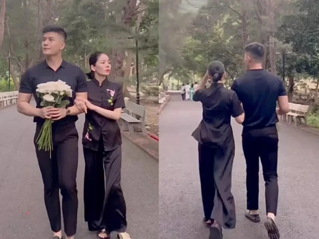 Lệ Quyên tay trong tay tình trẻ Lâm Bảo Châu ở Côn Đảo