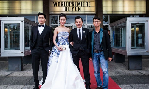 Ngọc Anh sánh vai Trần Bảo Sơn ra mắt “Quyên” ở Đức