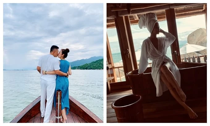 Jennifer Phạm khoe dáng nuột trong phòng tắm, khóa môi ông xã