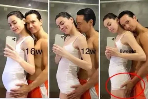 Hồ Ngọc Hà khoe ảnh bầu, "bàn tay hư" Kim Lý gây chú ý