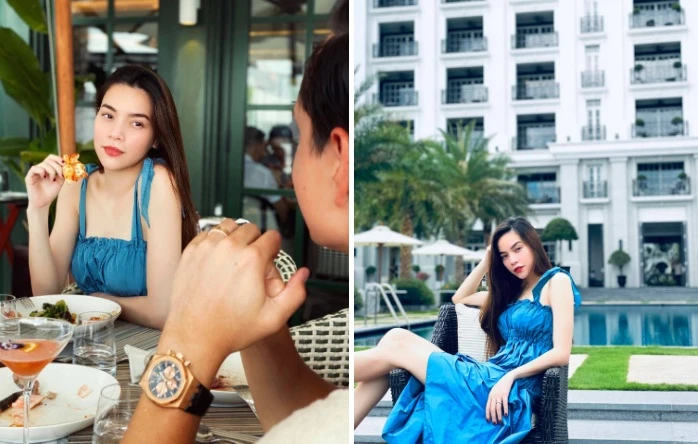 Hồ Ngọc Hà xinh đẹp bên Kim Lý sau tin mang song thai
