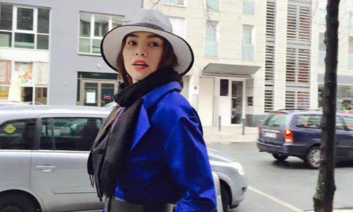 Hồ Ngọc Hà đẹp rạng rỡ và cá tính tại châu Âu