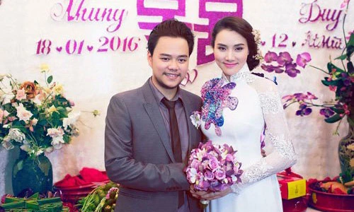 Diễn viên Trang Nhung hạnh phúc trong lễ cưới