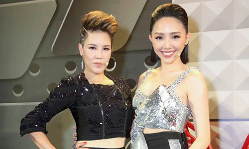 Thu Phương gây chú ý với kiểu tóc nổi loạn ghi hình The Voice