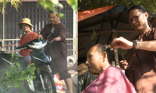 Minh Khang rửa xe, Trần Lực cắt tóc kiếm tiền nuôi con