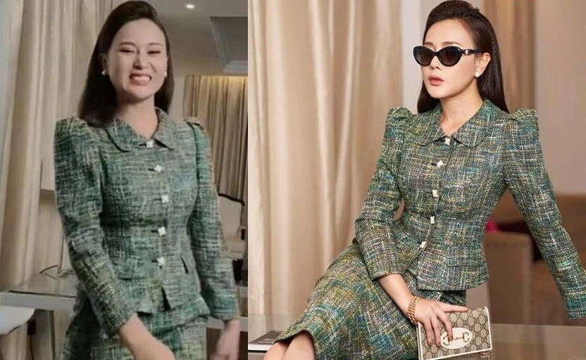 Phương Oanh lộ hậu trường mũm mĩm khác xa ảnh tự đăng