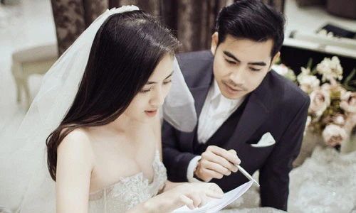 Bạn trai Thanh Bình đưa Ngọc Lan đi thử váy cưới