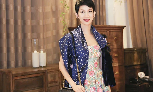 Xuân Lan trẻ trung đi sự kiện đầu năm 2015