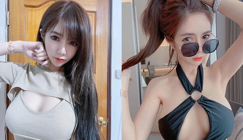 Hot girl xinh đẹp mặc hở hang, tạo dáng phản cảm khoe đường cong