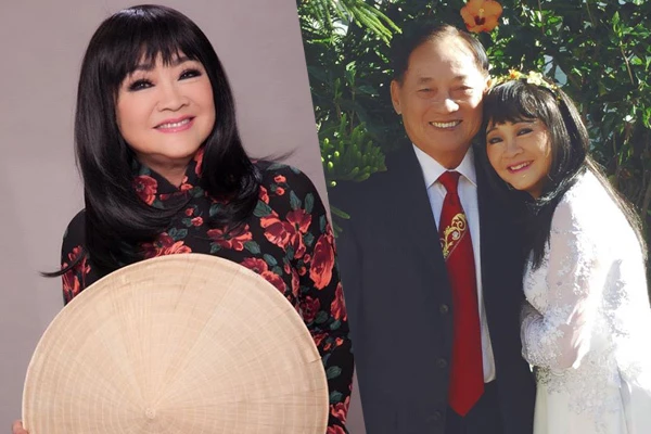 Tuổi 74, danh ca Hoàng Oanh trẻ đẹp, hạnh phúc bên chồng nhạc sĩ