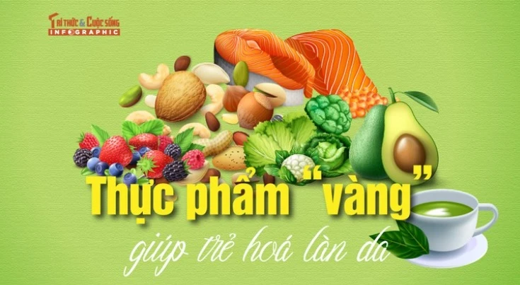 6 loại thực phẩm “vàng” giúp trẻ hoá làn da