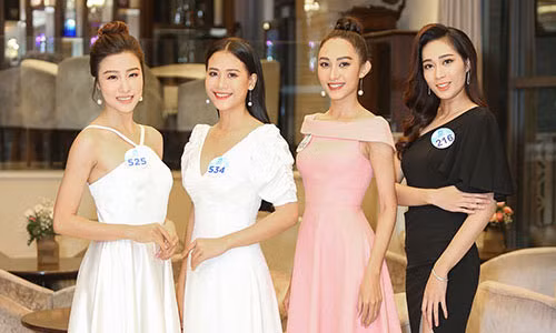 Thí sinh Miss World Việt Nam hội tụ khoe nhan sắc rạng rỡ