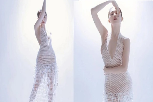 Ngọc Trinh diện đầm lưới khoe vóc dáng gợi cảm
