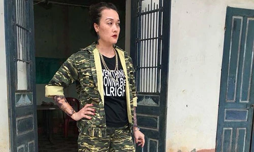 Suýt “ngất” vì tạo hình xã hội đen của Vân Dung trong Người phán xử