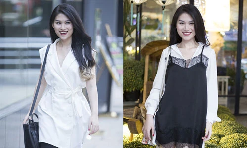 Ngọc Thanh Tâm trẻ trung xuống phố với phụ kiện hàng hiệu 