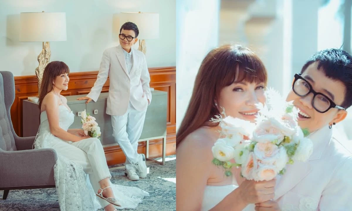 Ngắm trọn bộ ảnh cưới ngọt ngào của Thanh Hà - Phương Uyên