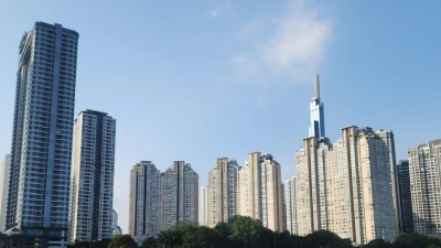 Khu chung cư cao cấp ven sông Sài Gòn.