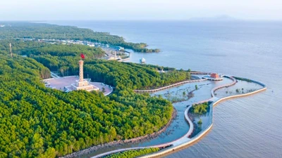 Một góc huyện Thới Bình, tỉnh Cà Mau