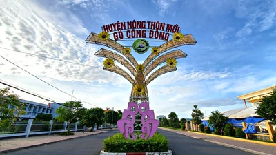 Cổng chào huyện Gò Công Đông
