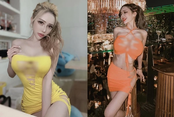 Hot girl diện đồ cắt xẻ táo bạo khoe dáng bốc lửa 