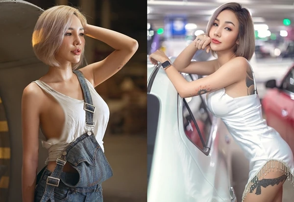 Đỏ mặt mỹ nữ gợi cảm hóa thân thành nàng công nhân hớ hênh