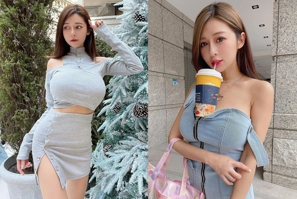 Đỏ mặt với gu thời trang của mỹ nhân dùng ngực giữ cốc