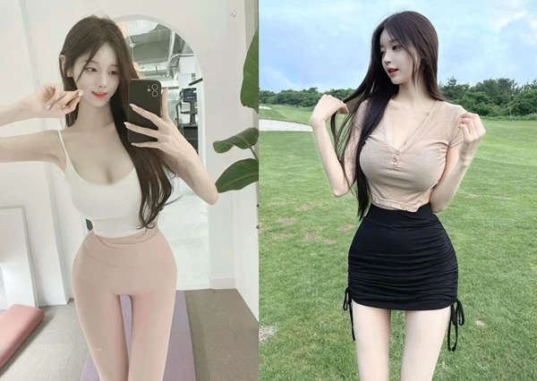 Mê đắm hot girl có body siêu thực, mặc gì cũng đẹp hết nấc