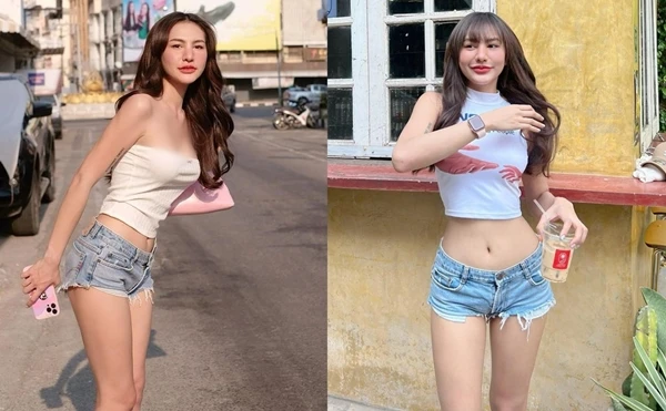 Hot girl xinh đẹp diện quần siêu ngắn khoe body cực phẩm ngày hè