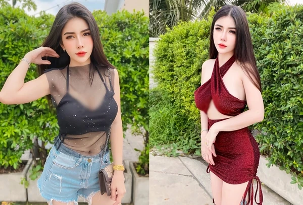 Mê đắm hot girl xinh đẹp diện mốt xuyên thấu, bó sát khoe dáng