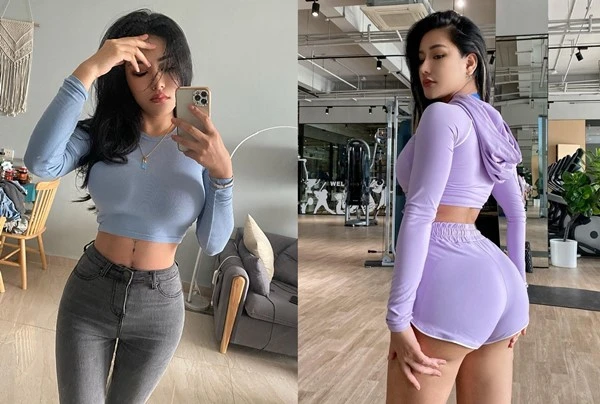 Mê mải ngắm body đồng hồ cát của nữ thần thể hình nóng bỏng 