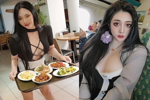 Ngượng chín mặt y tá xinh đẹp mặc hở phản cảm khoe vòng 1