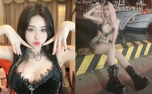 Ngượng chín mặt hot girl xinh đẹp “mặc như không” dạo phố