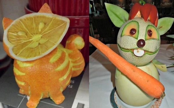 Ngỡ ngàng những màn trái cây hóa mèo “đốn tim” người xem
