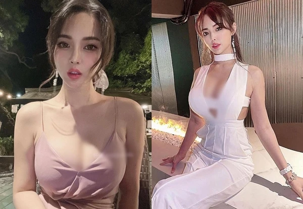 Hot girl bán lẩu dùng khẩu trang làm áo ngực, người nhìn phát ngại
