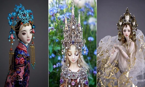 Độc lạ những búp bê sứ đẹp như tiên trong truyện cổ