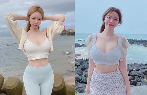 Mướt mắt ngắm mỹ nhân Hàn Quốc có thân hình đồng hồ cát 