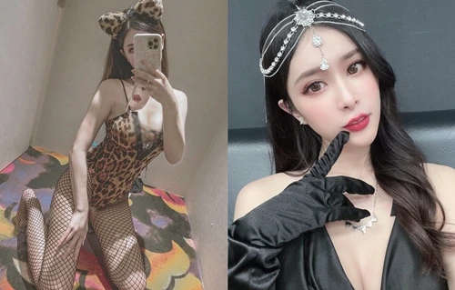 Ngắm không rời mắt hot girl hóa nàng báo gợi cảm hết nấc