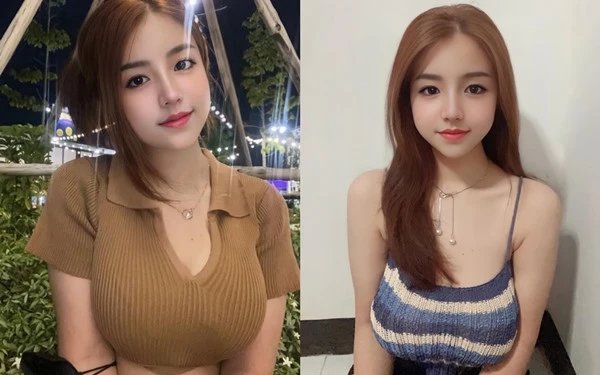 Hot girl siêu vòng 1 mặc đồ ở nhà cũng gợi cảm mê người