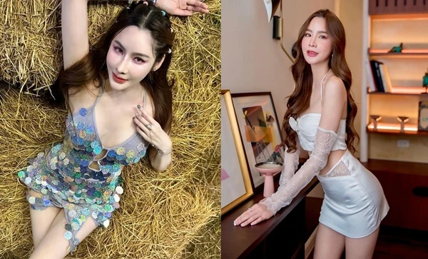 Hot girl diện đồ gợi cảm, tạo dáng bên đống rơm gây chú ý 