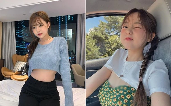 Hot mom Hàn Quốc trẻ như học xinh cấp ba, diện đồ cực nóng bỏng 