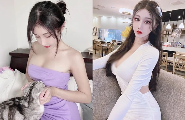 Hot girl chỉ cưng nựng mèo cũng nổi tiếng vì quá quyến rũ 