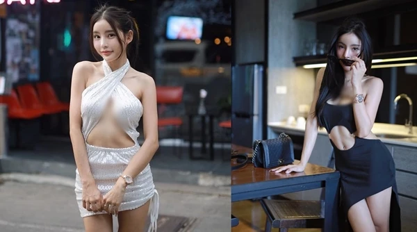 Hot girl gợi cảm mê mốt cắt xẻ khoe dáng chữ S nuột nà